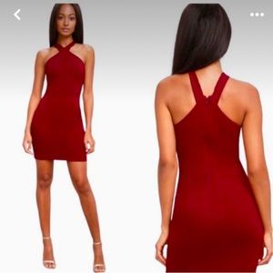 LULUS: RED MINI DRESS